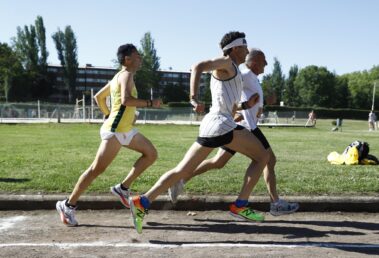 Vicente Capitán corriendo
